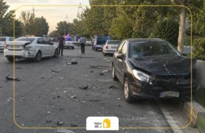 خسارت در تصادف صحنه به هم خورده